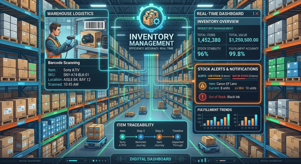 Inventory Management Software Dashboard