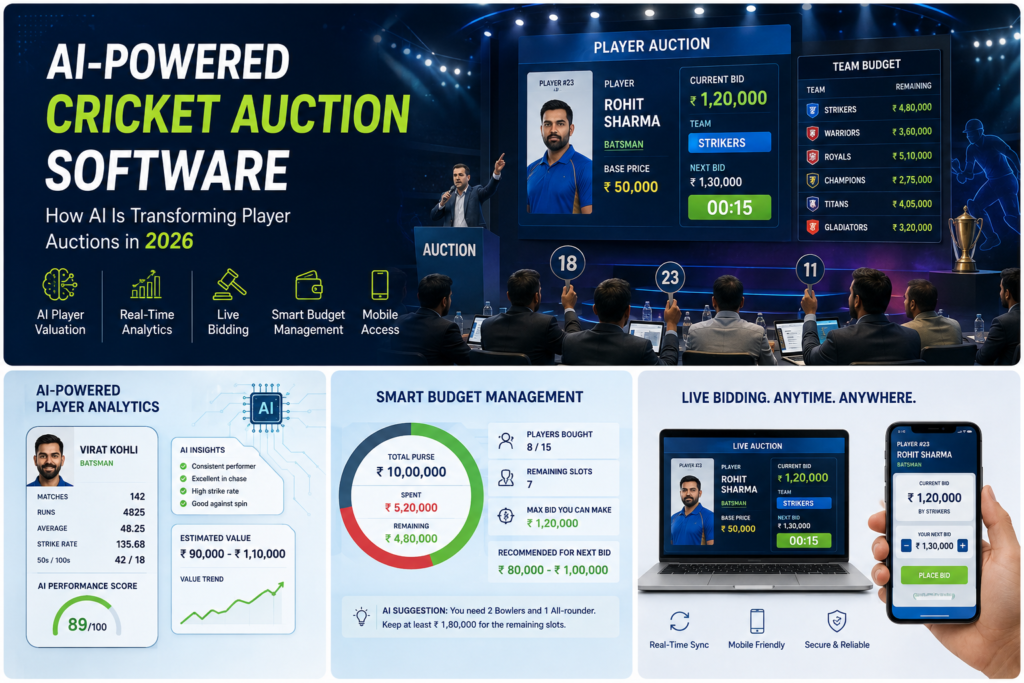 AI-Powered Cricket Auction Software