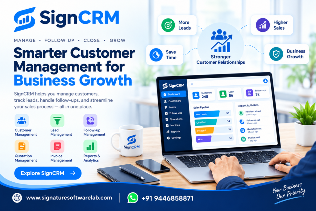 What Is CRM Software? A Complete Guide for Businesses 3 Customer Management with SignCRM